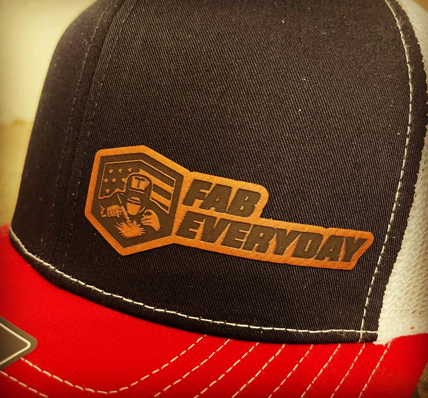 Fab Everyday Leatherette Patch Hat