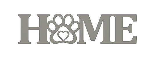 Home Paw Sign .dxf design