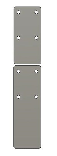 Toyota 22r / 22re Motor Mount Plates .DXF